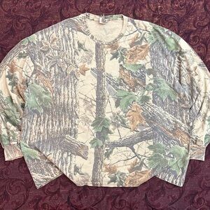 90s Jerzees Outdoors Realtree Long Sleeve Shirt